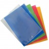  Lot de 12 Pochettes coins transparentes A4 DELI en polypro (4 coloris au choix) 