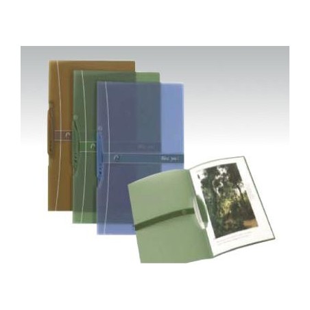  Lot de 12 Chemises de présentation à clip Atlas format A4 