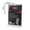  Support publicitaire en plastique A4 Memory 297mmx210mm 