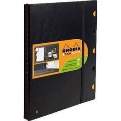  Lot de 5 Cahiers Organizers à Spirales Exabook 160 p (Noir) 
