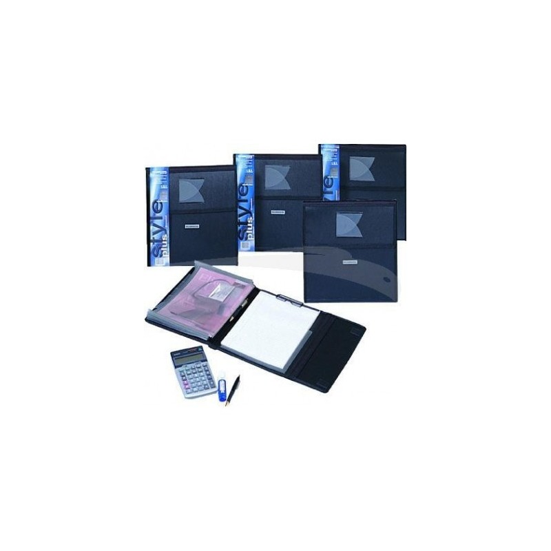  Lot de 12 Dossiers Organizers FOLDERMATE Format A4 Coul Noir 