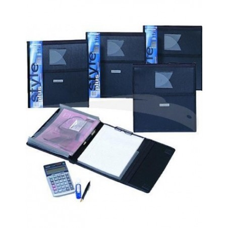  Lot de 12 Dossiers Organizers FOLDERMATE Format A4 Coul Noir 