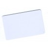  Lot de 100 Cartes PVC laminé 50/100e blanche 86 x 54 mm 
