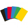  Lot de 100 cartes PVC laminé 75/100e de couleurs 86 x 54 mm 
