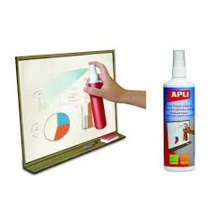  Spray nettoyant APLI pour tableaux blancs 250ml 
