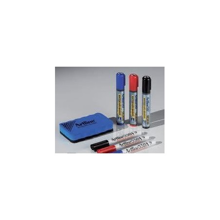  Brosse tableau magnétique avec 2 feutres 