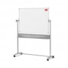  TABLEAU BLANC MOBILE PIVOTANT EMAILLE MAGNETIQUE NOBO 1200 X 900 mm 