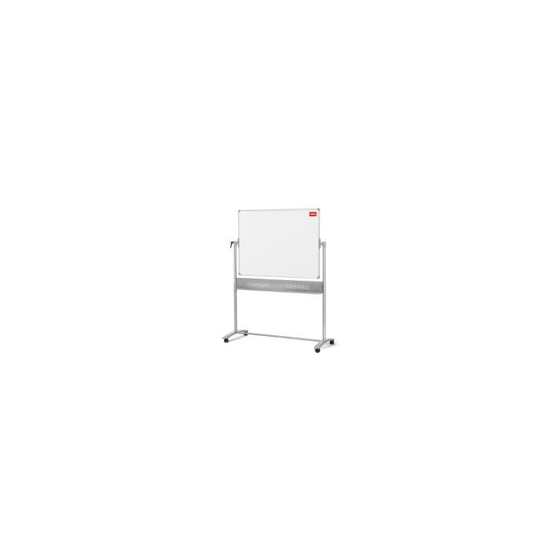  TABLEAU BLANC MOBILE PIVOTANT EMAILLE MAGNETIQUE NOBO 1200 X 1500 mm 