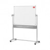  TABLEAU BLANC MOBILE PIVOTANT EMAILLE MAGNETIQUE NOBO 1200 X 1500 mm 