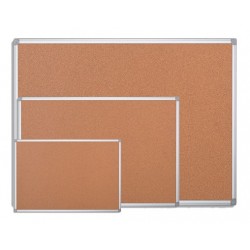  Tableau d'affichage liège Elipse cadre aluminium 100x200cm 