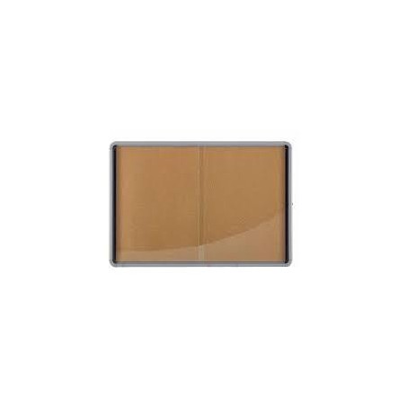  Tableau d'affichage NOBO avec vitres Dim 98x102 cm 