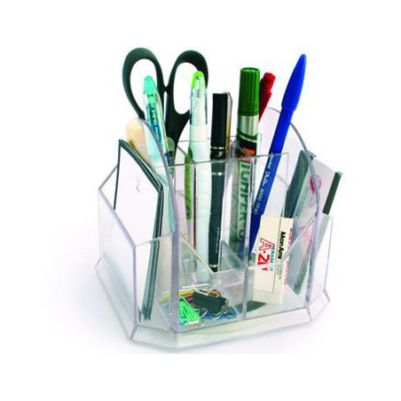  Porte stylo Organiser transparent 