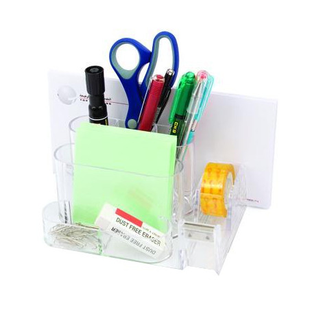 Porte stylo Organiser transparent 