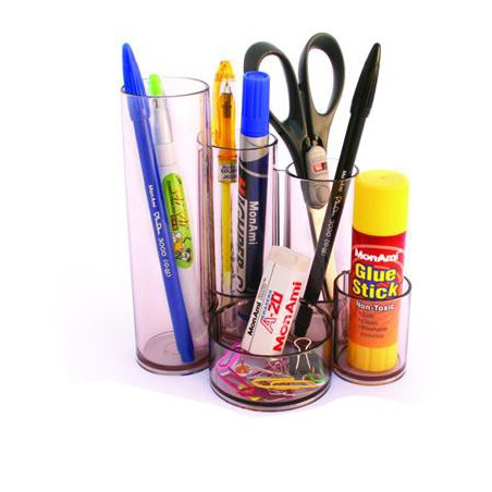  Porte stylo Organiser transparent 