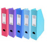  Porte-revues Exacompta en carton couvert en simili Dos Mauve 