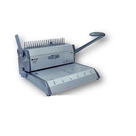 Machine manuelle de Reliure et Perforation Atlas 2 en 1 pour reliure plastique/métal 450 F 