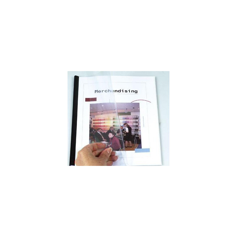  Boite de 100 Couvertures trensparentes pour reliure A4 PVC 20/100ème 