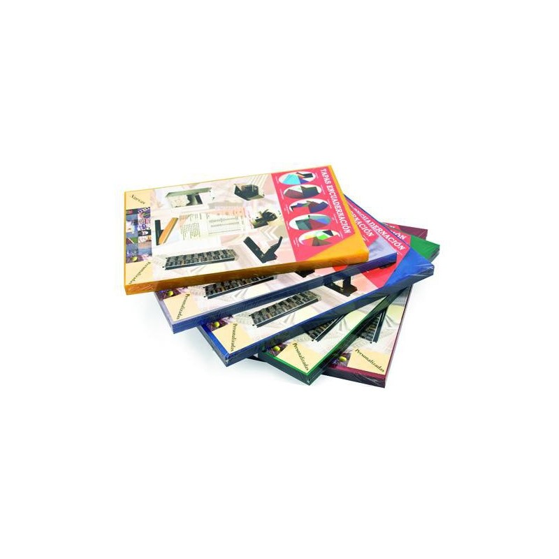  Paquet de 100 Couvertures PVC YOSAN A4 (4 Coloris au choix) 