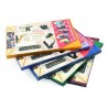  Paquet de 100 Couvertures PVC YOSAN A4 (4 Coloris au choix) 