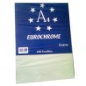  Paquet de 100 Couvertures EUROCHROME A4 Lisses Coloris au choix 