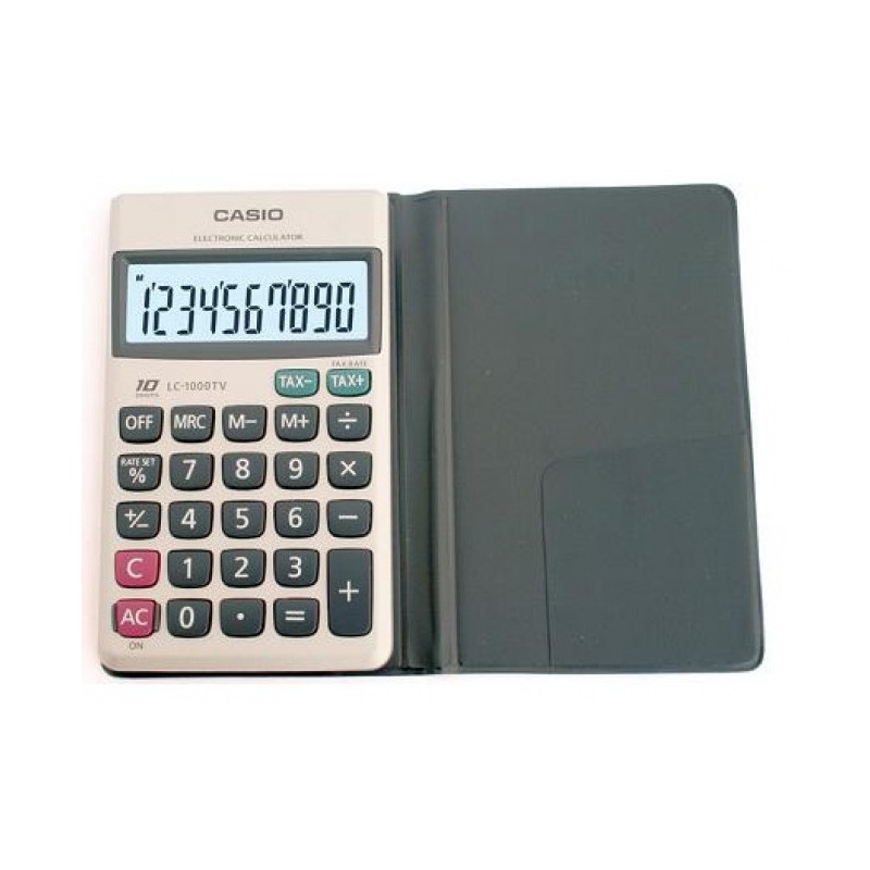  Calculatrice portable Casio 10 digits LC10-1000TV 