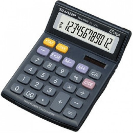 Calculatrice de bureau SHARP El-124A 12 digits