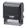  CACHET PERSONNALISABLE TRODAT 4912 FORMAT EMPREINTE 47 x 18 4 LIGNES 