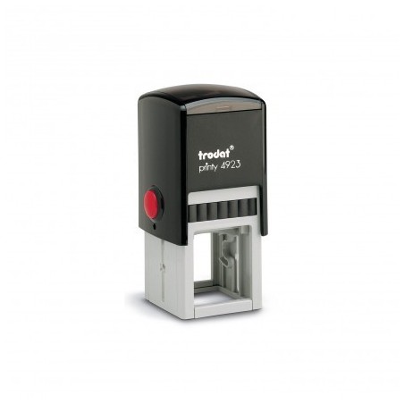  Cachet Personnalisable TRODAT 4923 format empreinte 30 mm x 30 mm 5 lignes 