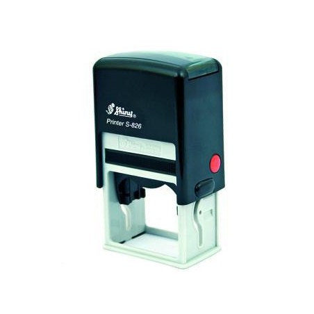 Cachet personnalisable Shiny Printer S-826 format empreinte 41 mm x 24 mm 6 lignes