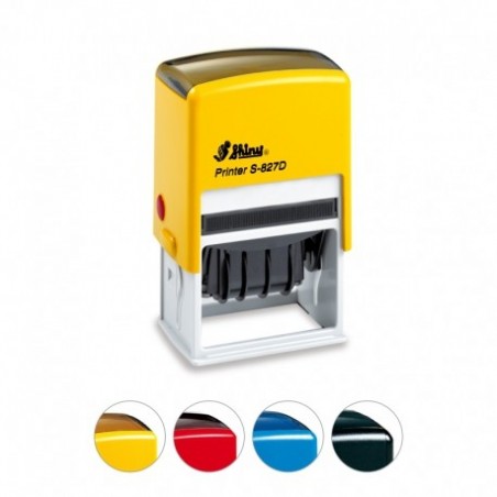 Cachet personnalisable Shiny Printer S-827 format empreinte 50 mm x 30 mm 6 lignes