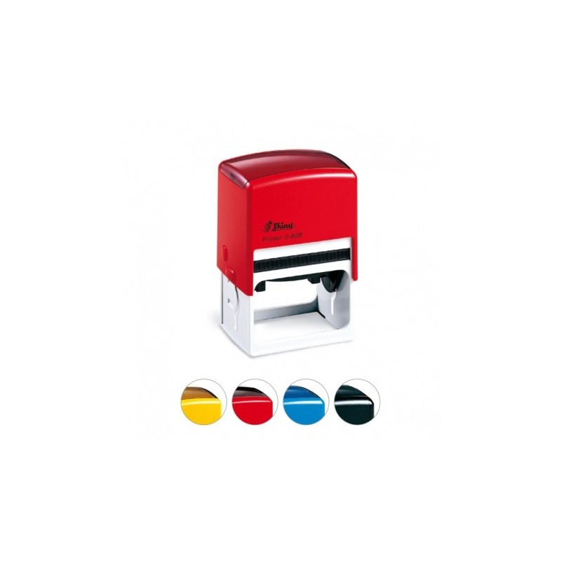 Cachet personnalisable Shiny Printer S-829 format empreinte 64 mm x40 mm 9 lignes