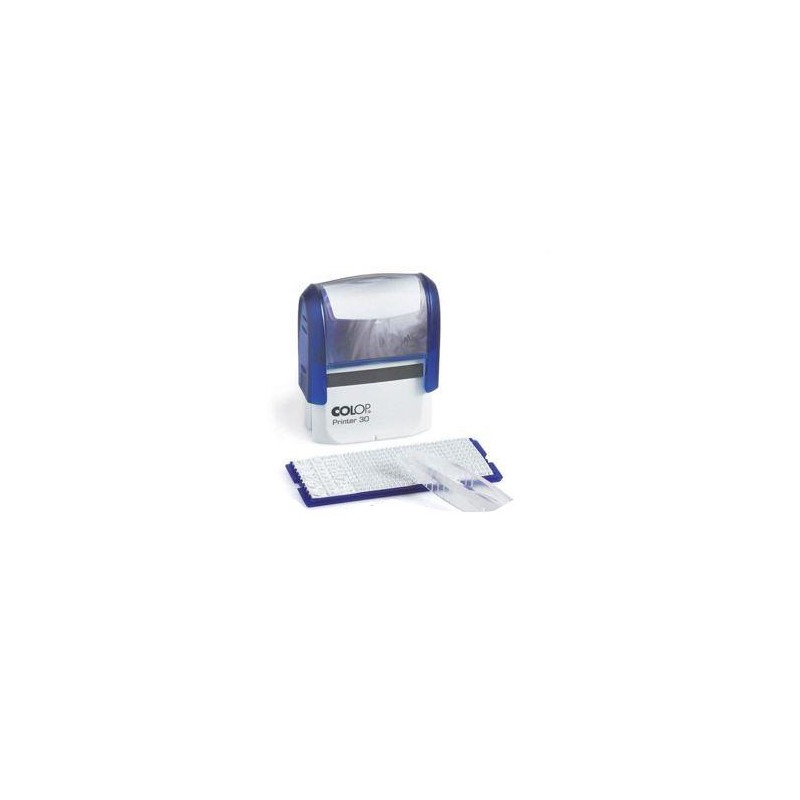Kit cachet à faire soi même COLOP Printer 30/1 format empreinte 18 mm x 47 mm 5 lignes