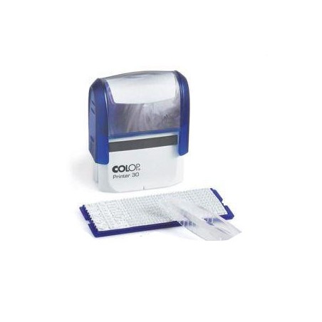 Kit cachet à faire soi même COLOP Printer 30/1 format empreinte 18 mm x 47 mm 5 lignes