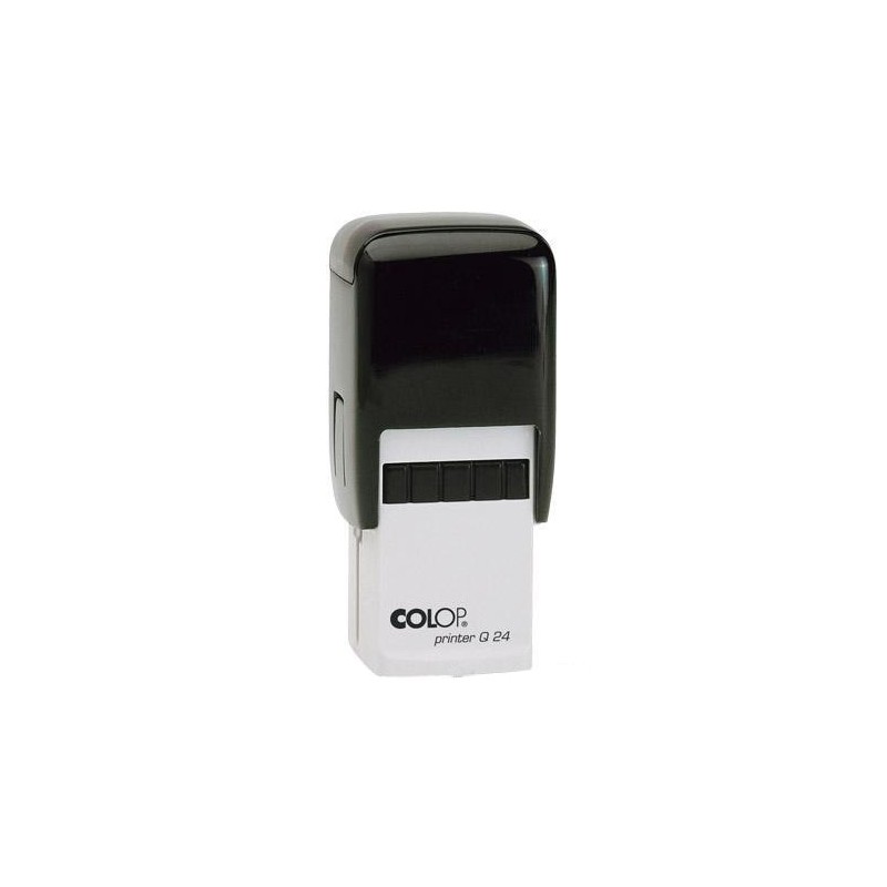  Cachet personnalisable COLOP Printer Q24 format empreinte 24 mm x 24mm 6 lignes 