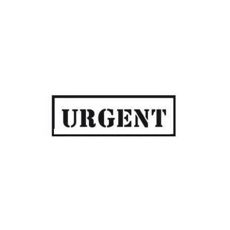  Cachet Formule en bois '' URGENT '' 62 mm x 20 mm 
