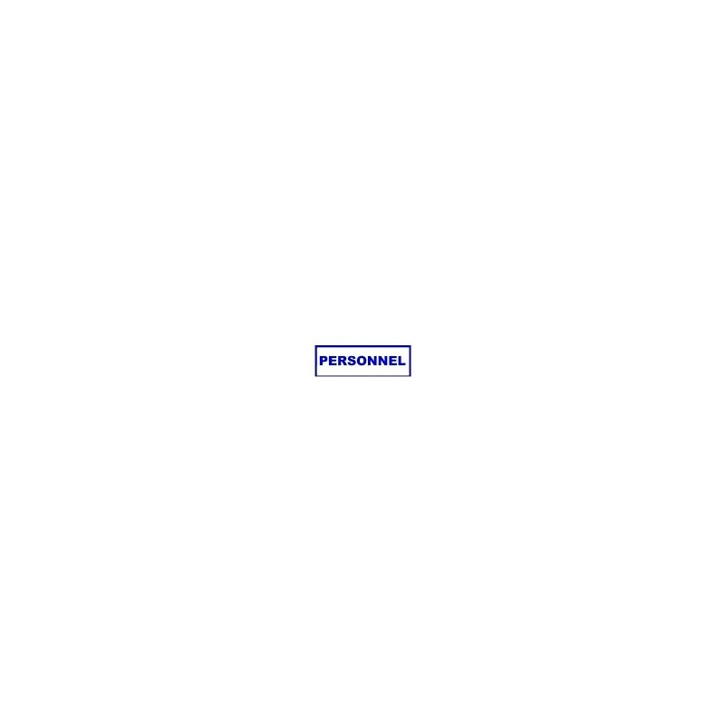  Cachet Formule en bois '' PERSONNEL '' 62 mm 20 mm 