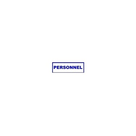  Cachet Formule en bois '' PERSONNEL '' 62 mm 20 mm 