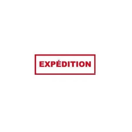  Cachet Formule en bois '' EXPEDITION '' 62 mm x 20 mm 