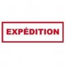  Cachet Formule en bois '' EXPEDITION '' 62 mm x 20 mm 