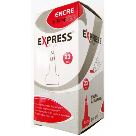  Lot de 10 Flacon d'encre à tampon Express coloris au choix 23ML 