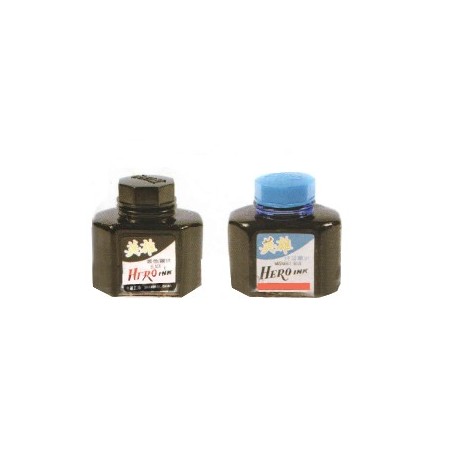  Lot de 5 Flacons d'encre de chine couleur bleu 