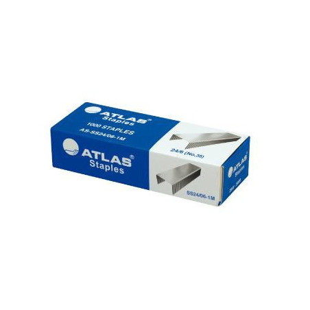  20 Boites de 1000 Agrafes Atlas 24/6 