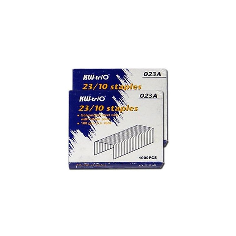  Lot de 5 boîtes de 1000 Agrafes KW-TRIO B8 