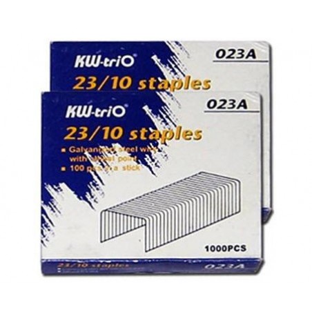  Lot de 5 boîtes de 1000 Agrafes KW-TRIO B8 