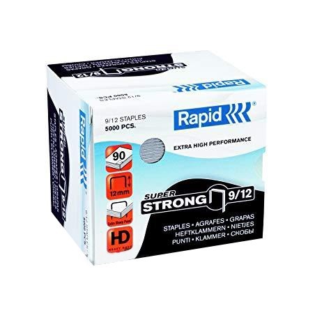  Boites de 5000 Agrafes Rapid Super Strong 9/12 