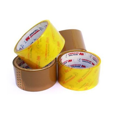  Lot de 6 rouleaux adhésifs Havane Dolphine 48mmx30m 