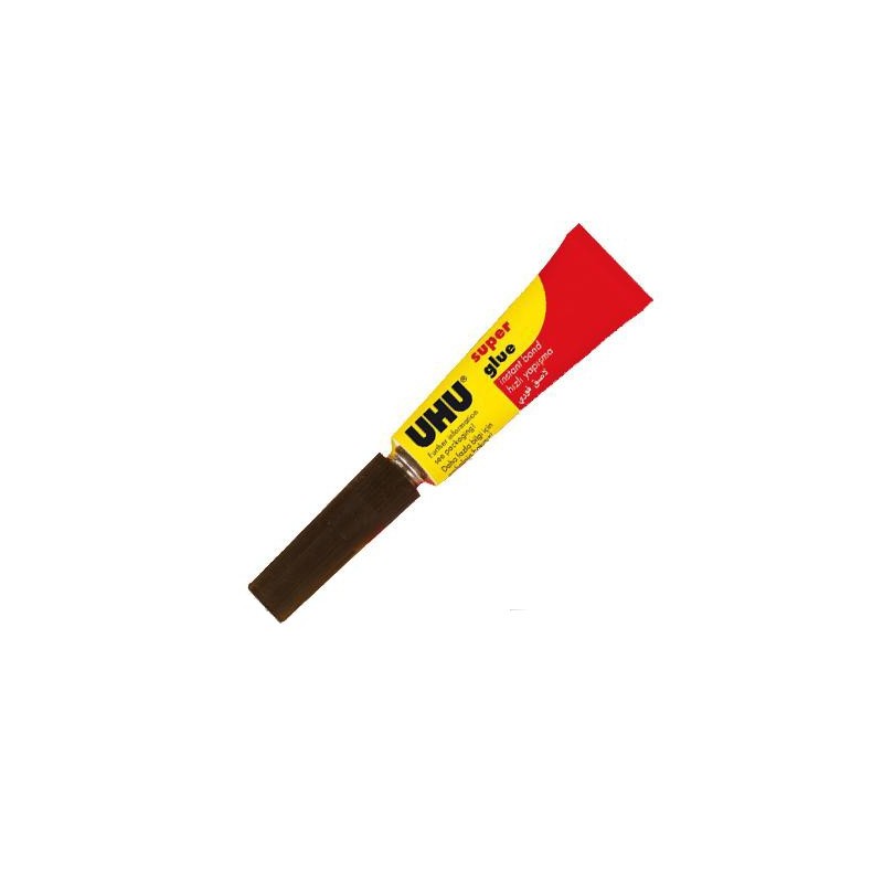  Lot de 12 Tubes de colle Spéciale UHU Super Glue 3g 