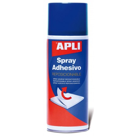 Spray adhésif repositionnable APLI 400 ml