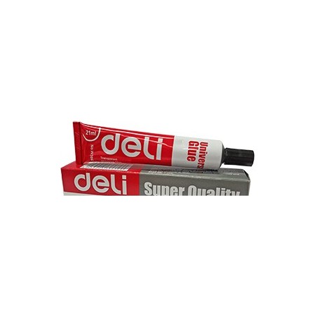  Lot de 12 Tubes de colle DELI Universelle 21 ml 