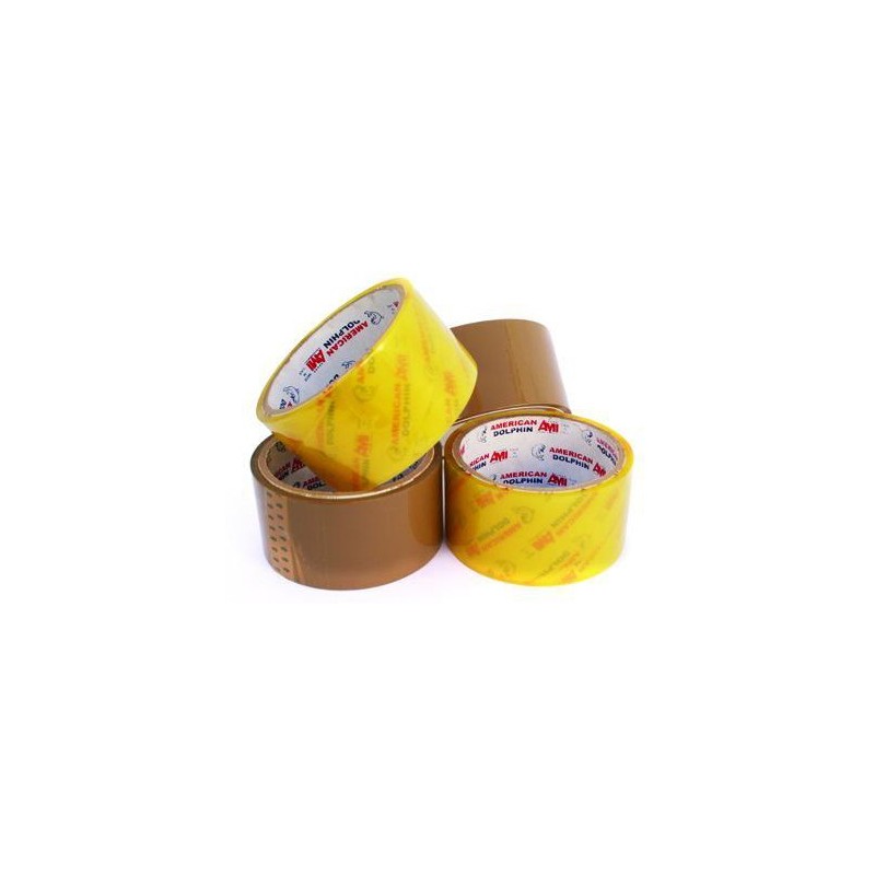  rouleau adhésif Havane Dolphine 48mmx100m 